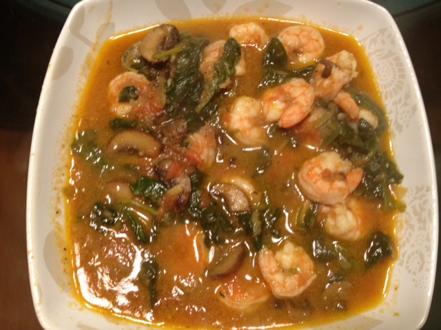 got couscous?: Hearty shrimp soup